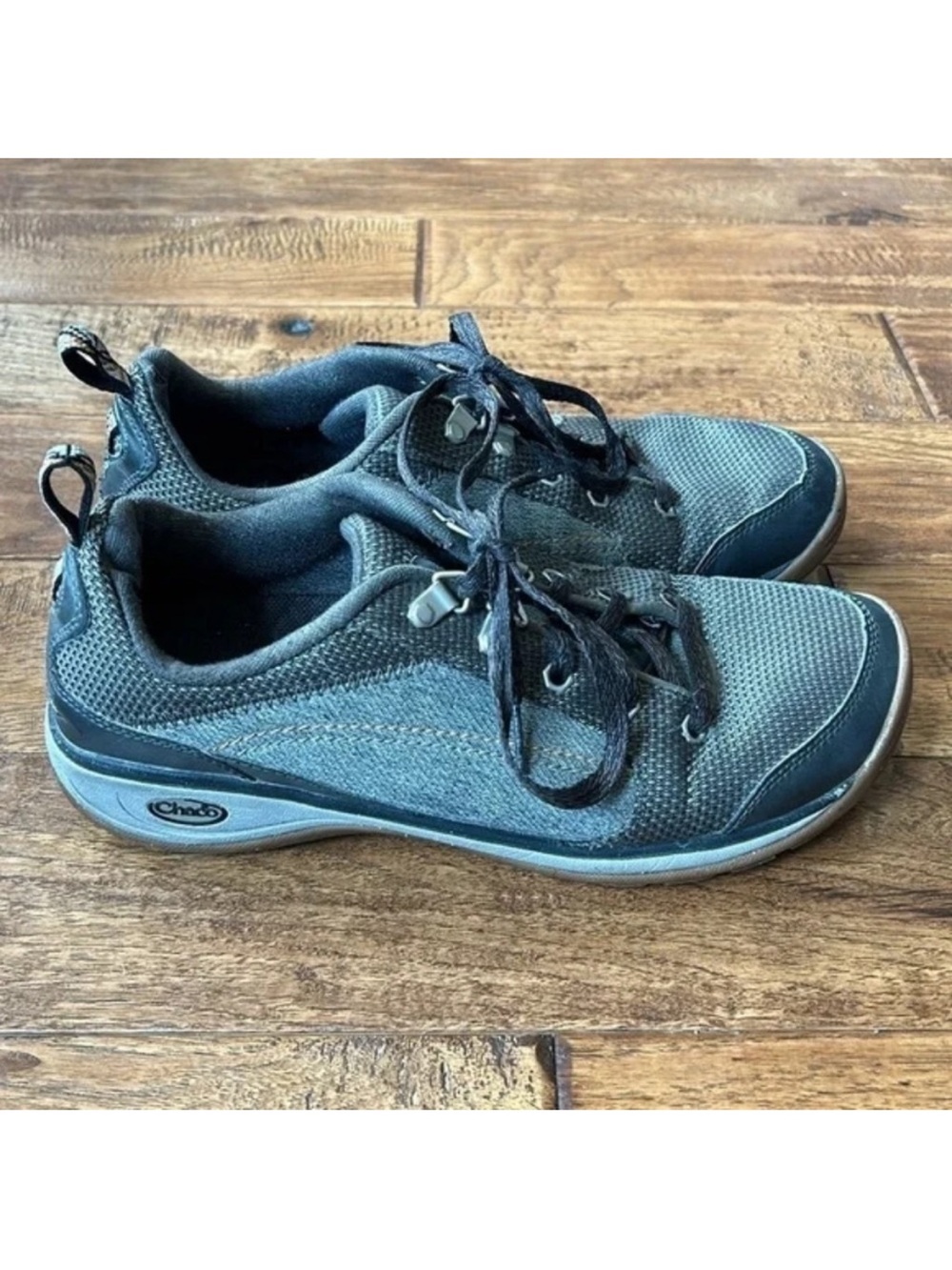 Chaco Kanarra Casual Lace Up Shoes Hiking Outdoor Gray Womens Size 9